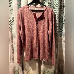 Lucky brand Maroon Heather Henley